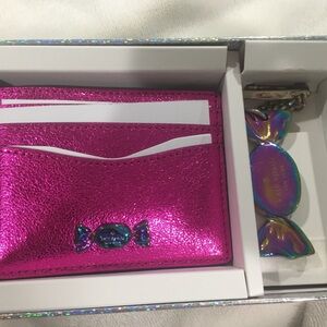 Kate spade candy keychain and card holder (new)